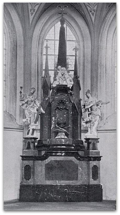 náhrobek - král Vladislav ( klášter Kladruby )