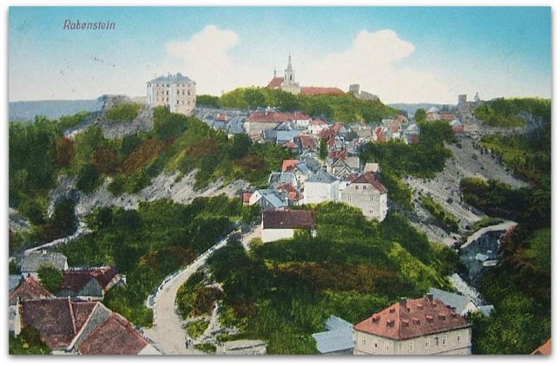 staré foto - hrad Rabštejn 1910
