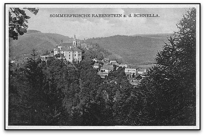 staré foto - hrad Rabštejn 1932