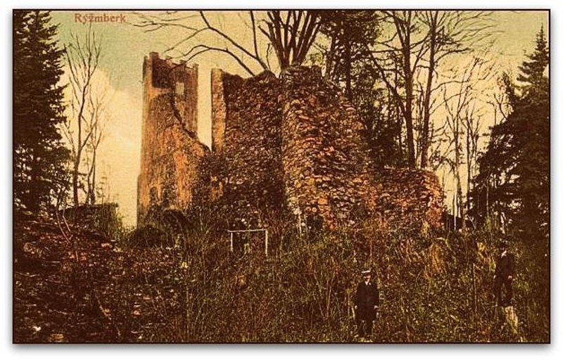 staré foto - hrad Rýzmberk 1915