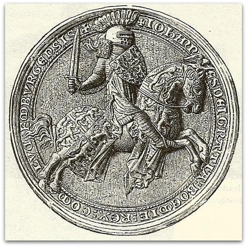 pečeť - Jan Lucemburský ( 1310 - 1346 )